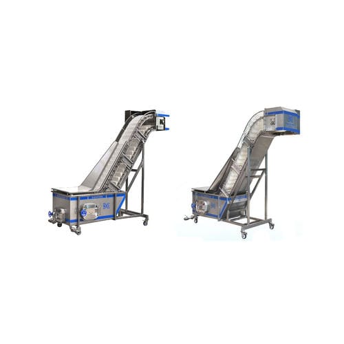 Transportador de cinta de charnela - Navatta Group Food Processing Srl - elevador / para la industria alimentaria