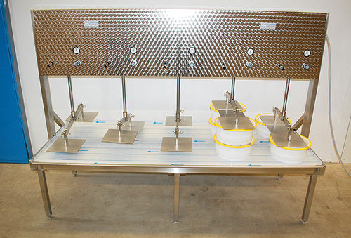 Prensa para queso vertical - C. van't Riet Dairy Technology BV - neumática