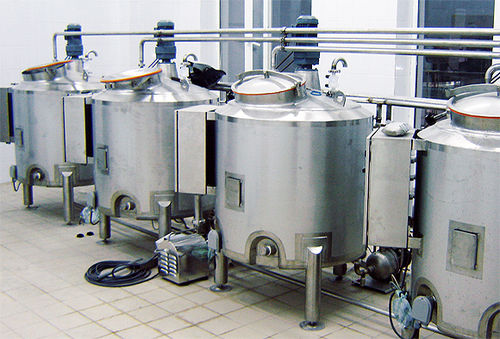 Recipiente para calefacción - C. van't Riet Dairy Technology BV - de control / de fermentación / de acero inoxidable