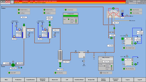 Software de ingeniería - RONO Maschinenbau GmbH - de mando / de trazabilidad / de proceso