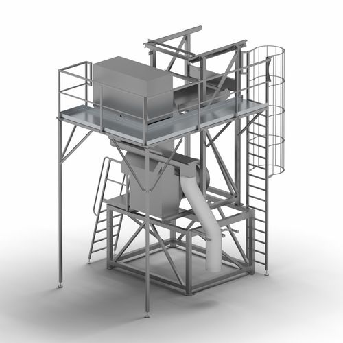 Máquina de limpieza por soplado de aire - Sweere - Food Processing Equipment BV - para la industria agroalimentaria / a medida / con transportador