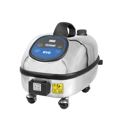 Limpiadora de vapor monofásica - EVO 304 24/7 - Tecnovap - con depósito / de acero inoxidable / móvil