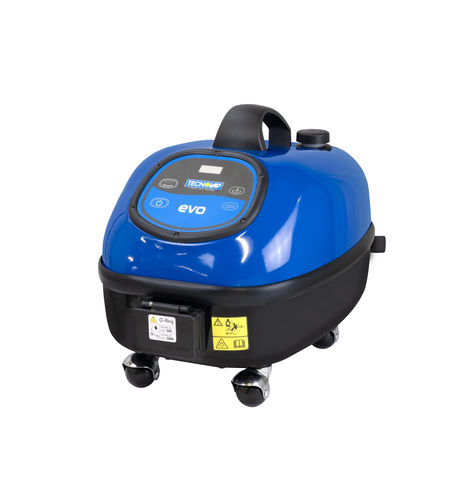 Limpiadora de vapor monofásica - EVO BLU WATER - Tecnovap - con depósito / manual / de acero inoxidable