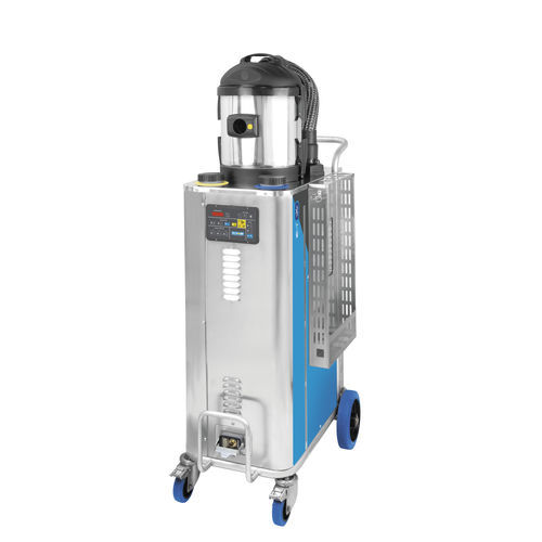 Limpiadora de vapor trifásica - STEAM BOX VAC INDUSTRIAL - Tecnovap - con depósito / de aspiración / manual