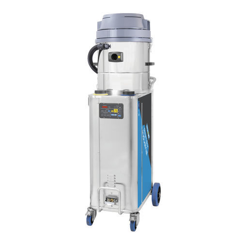 Limpiadora de vapor de dos motores - STEAM BOX VAC INDUSTRIAL - Tecnovap - trifásica / móvil / de acero inoxidable