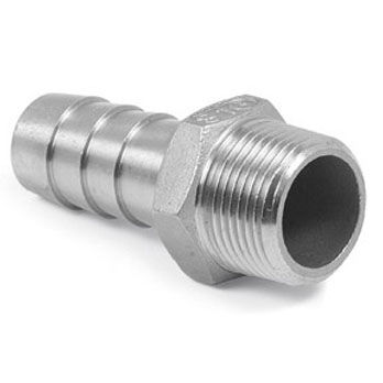 Racor de acero inoxidable - microcast - Velo Acciai Srl. - roscado / roscado / acodado