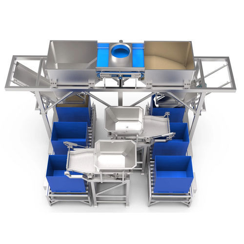 Llenadora automática - Constructie Bruynooghe N.V. - de cajas / para productos alimentarios / para la industria agroalimentaria