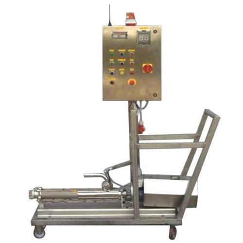 Bomba monotornillo - Due Ci Inox Snc - para productos lácteos / para suero de leche / eléctrica
