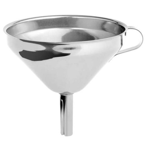 Embudo de acero inoxidable - Due Ci Inox Snc - para líquido / con asa