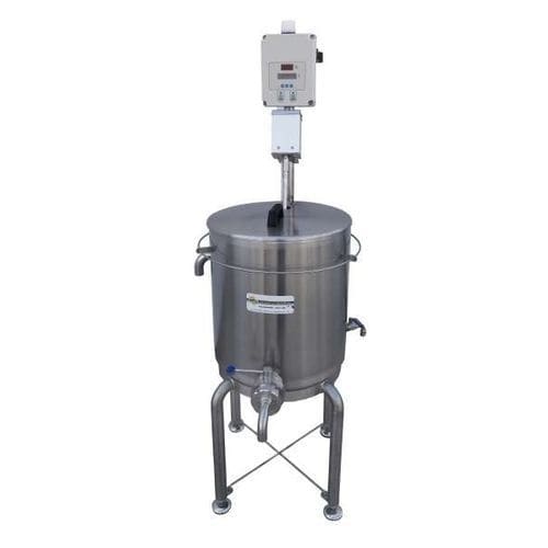 Pasteurizador eléctrico - Basic - Due Ci Inox Snc - para productos lácteos / automático / manual