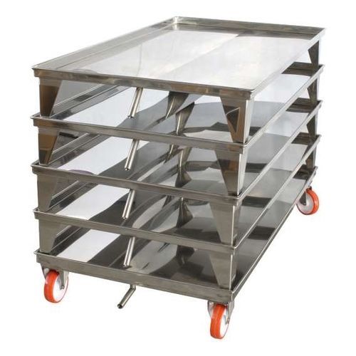 Carretilla para queso - Due Ci Inox Snc - de almacenamiento / de manipulación / de acero inoxidable