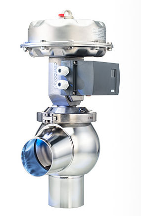 Válvula aséptica - RA - Evoguard GmbH - de tapón / neumática / de control