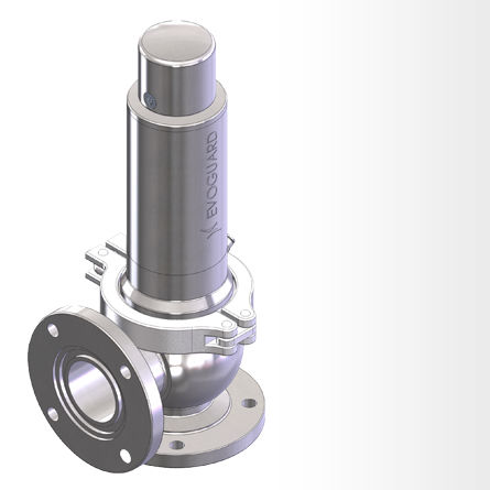 Válvula de seguridad de acero inoxidable - P - Evoguard GmbH - de gas / de aire / para depósito