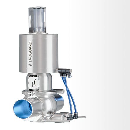 Válvula de tapón - D - Evoguard GmbH - neumática / antimezcla / para alimentos líquidos y bebidas