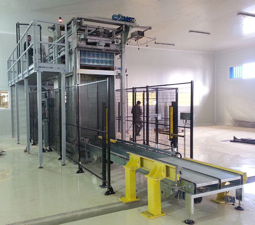 Despaletizador por la parte superior - FL-018-S-V POL - F.B.L. Food Machinery S.r.l. - para la industria alimentaria y de la bebida / automático