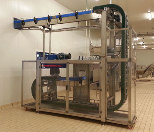 Máquina de lavado sopladora - FL-016 - F.B.L. Food Machinery S.r.l. - de agua / por soplado de aire / para la industria agroalimentaria