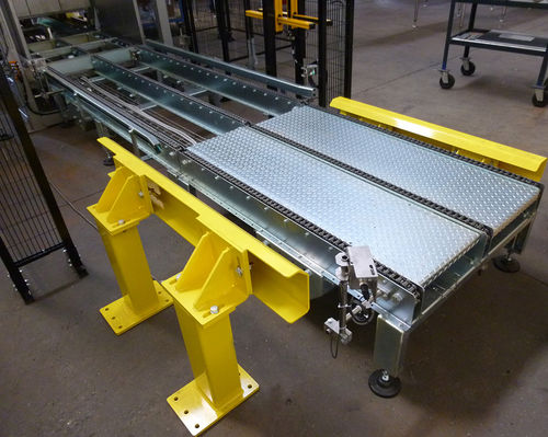 Transportador para palés - FL-NT - F.B.L. Food Machinery S.r.l. - de banda / de rodillos motorizados / con cadena