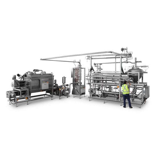 Cocedor industrial de vapor - RotaTherm® ASEPTIC - Gold Peg International Pty Ltd - continuo / para queso / de pasta