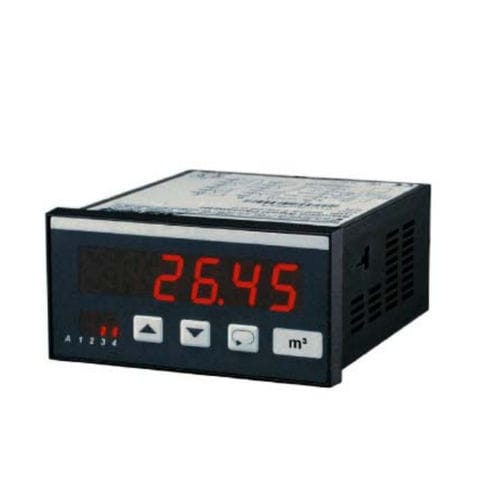 Visualizador LED - DTA 9648 - Hengesbach GmbH & Co. KG - de 4 dígitos / para medición de nivel de cubas / compacto