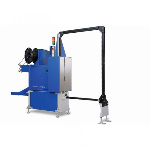 Flejadora automática - SoniXs MS-6 KR-ZV - Mosca GmbH - para fardos / para embalajes