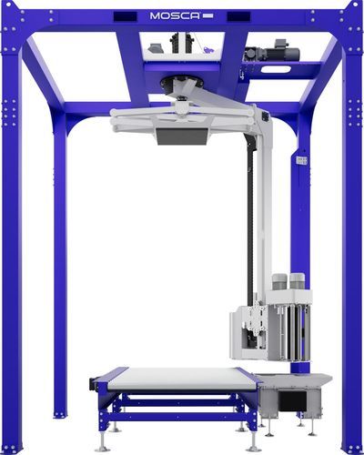 Envolvedora con brazo giratorio - Luna A3 - Mosca GmbH - automática / con cobertura superior de film sobre palet / con pantalla táctil