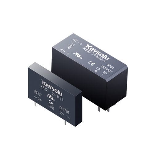 Relé estático 24 Vcc - KS32(AC) - Xiamen Jinxinrong Electronics Co., Ltd. - 12 Vcc / en riel DIN