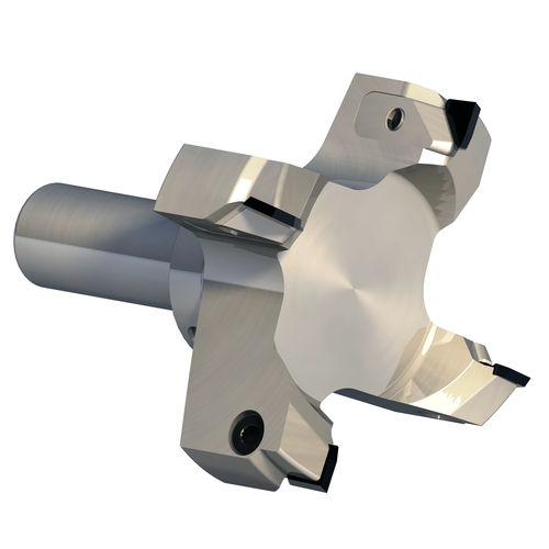Fresa de plaquita - FPS300500 series - Microtech - monobloque / PCD / para máquina CNC