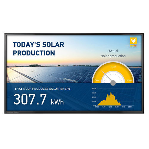 Visualizador para instalación fotovoltaica - SF-300 series - SOLARFOX® |  SOLEDOS GmbH - LED / IPS / 3840 x 2160