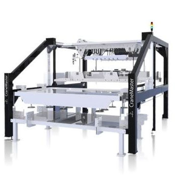 Sistema de carga y descarga para chapa metálica - Crane Master - EAGLE - para aplicaciones de corte / automático