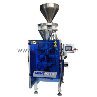Ensacadora con dosificador volumétrico - Mini  - Mentpack - vertical / VFFS / servoaccionada