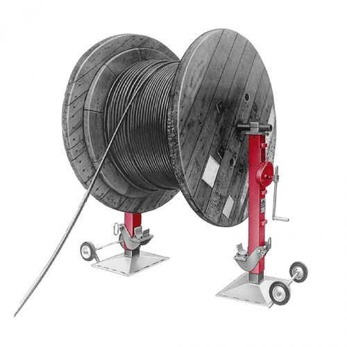 Gato de cremallera - HA-230747-K - Cable Drum jacks - mecánico / para carretes / para aplicaciones de elevación