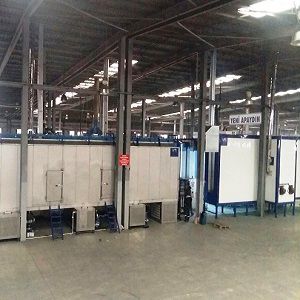 Túnel de tratamiento de superficie automático - VMSPL  - VOGAMAKINA INDUSTRIAL PLANTS COMPANY Ltd.