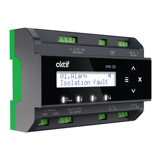 Aparato de control de aislamiento con localización de defectos de aislamiento - IMD 30 - Aktif Muhendislik Dis Tic. AS. - NC / NA / Modbus RTU