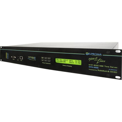 Servidor Network Time Protocol NTP - NTS-5000 - Elproma Elektronika Sp.z o.o. - PTP / IEEE1588 / SNMP