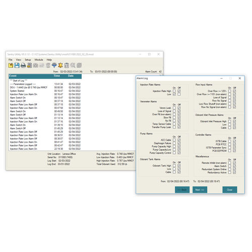 Software de supervisión - Sentry4 - YZ Systems - para la industria del gas / en tiempo real / Windows