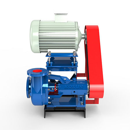 Bomba centrífuga - Kosun - para fangos / con motor eléctrico / para el tratamiento de aguas residuales