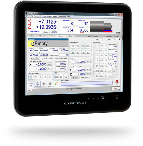 Panel PC de LCD - iPC S19 - Cybernet - con pantalla táctil resistiva / táctil / con pantalla ancha