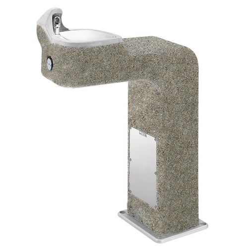 Dispensador de agua de pie - 3177 - Haws Corporation - de acero inoxidable / de exterior / de hormigón