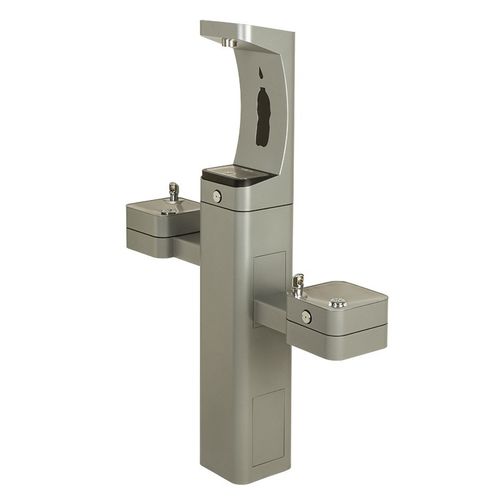 Dispensador de agua para llenado de botellas - 3612 - Haws Corporation - de acero inoxidable / de exterior