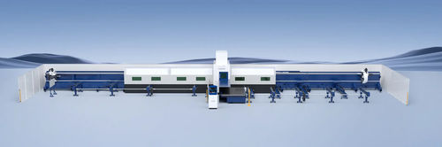 Máquina de corte rotativa - TX series - Han's Laser - láser de fibra / para aluminio / para acero inoxidable