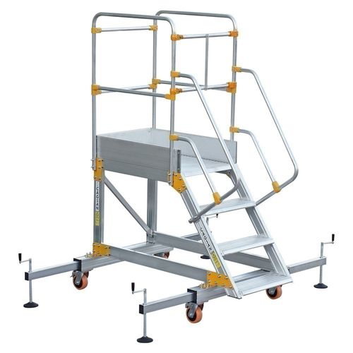 Escalera de aluminio - EPL  - CAGSAN  LADDERS - móvil / de plataforma / multifunción