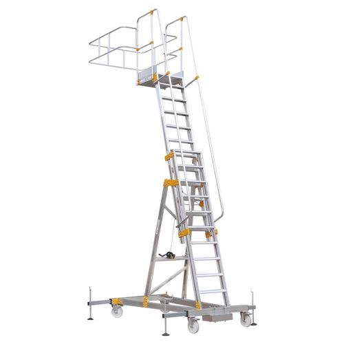 Escalera de acero - YP  - CAGSAN  LADDERS - móvil / corredera / de plataforma