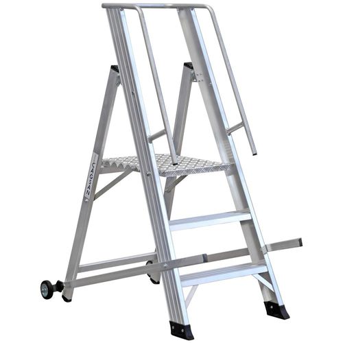 Plataforma de trabajo - VE  - CAGSAN  LADDERS - enrollable / con barandilla de seguridad