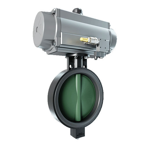 Válvula de mariposa - AK/SSK 300 - Herberholz GmbH - con actuador eléctrico / de cierre / para gas