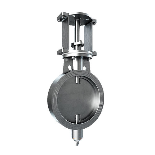 Válvula de mariposa - HRD - Herberholz GmbH - con control neumático / con bridas de montaje / de oblea