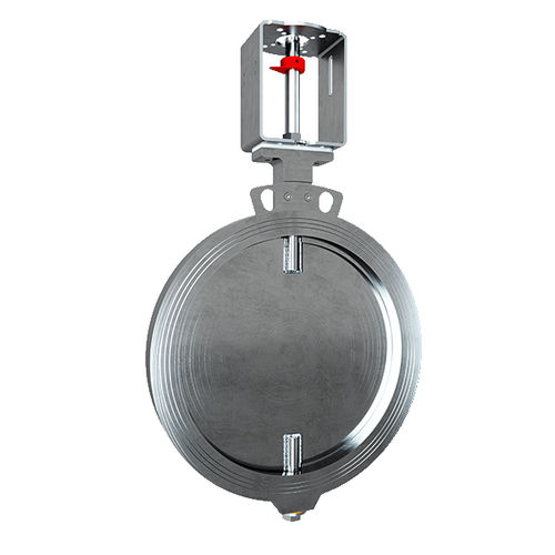 Válvula de mariposa - RD  - Herberholz GmbH - con control neumático / de control / para gas