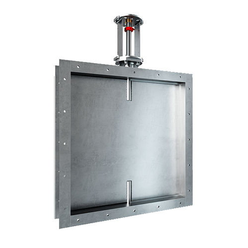 Válvula de mariposa - FRK - Herberholz GmbH - con control neumático / con bridas de montaje / para actuador