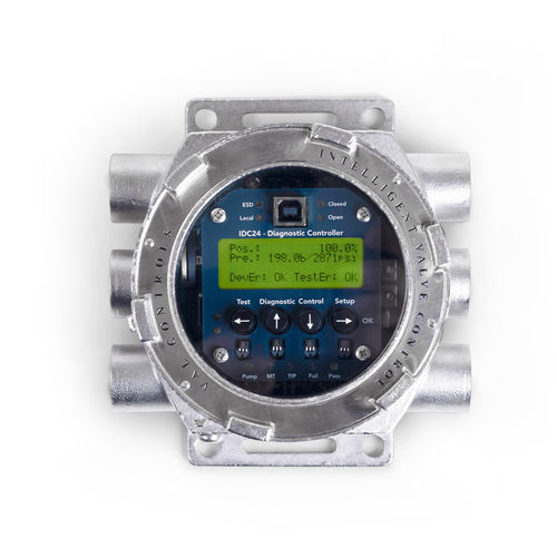 Controlador para válvula digital - IDC24-AF series - Val Controls A/S - antideflagrante / de bola / neumático