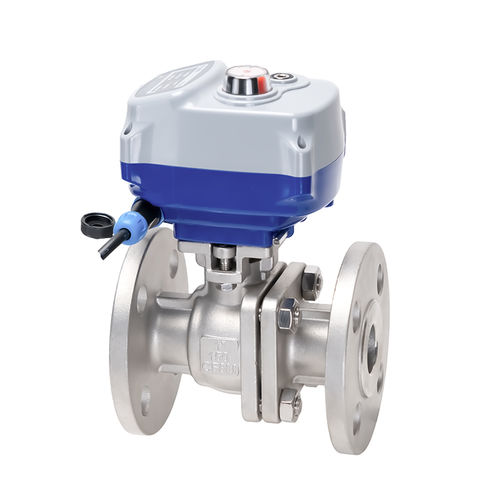 Válvula de bola - Q941F-150R - Yongkang Yonlin Industry & Trade Co.,Ltd Yongkang Lianggong Valve Co., Ltd. - eléctrica / de control / con brida