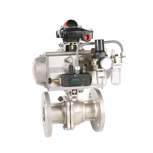 Válvula de bola - Q641F-16P - Yongkang Yonlin Industry & Trade Co.,Ltd Yongkang Lianggong Valve Co., Ltd. - neumática / de control / con brida